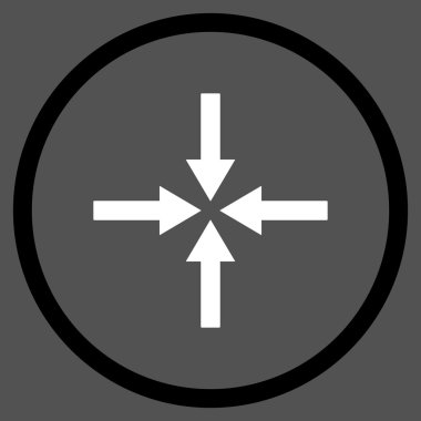 Etkisi oklar düz vektör simgesi