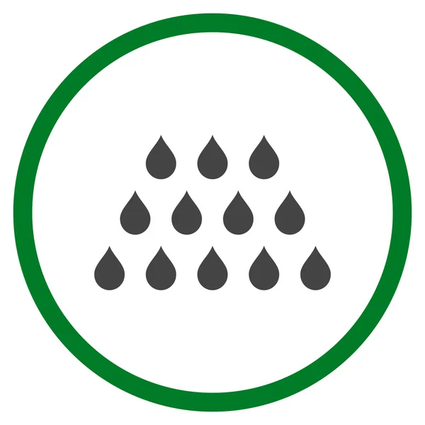 Gotas plano Vector icono — Archivo Imágenes Vectoriales