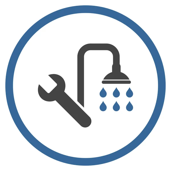 Plumbing Flat Vector Icon — Stock Vector