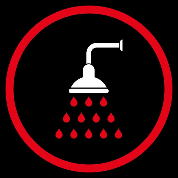 Shower Flat Vector Icon — Stockvector