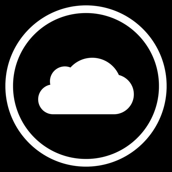 Nube plana vector icono — Archivo Imágenes Vectoriales