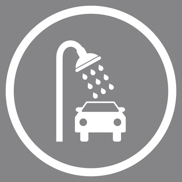 Car Shower Flat Vector Icon — Stock Vector