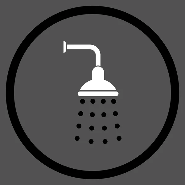 Shower Flat Vector Icon — Stock Vector