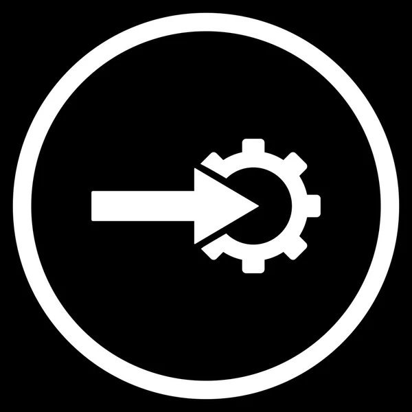 COG Integration platt vektor Icon — Stock vektor