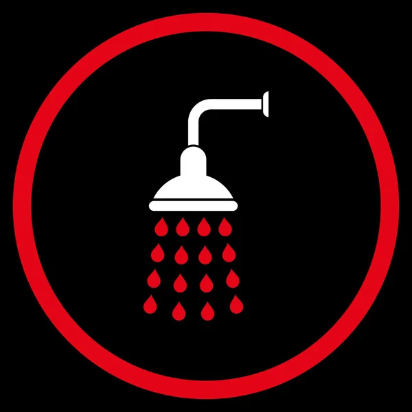 Dusche flache Vektorsymbol — Stockvektor