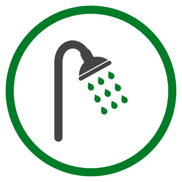 Shower Flat Vector Icon — Stock Vector