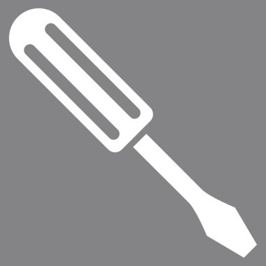 Tornavida düz vektör piktogram