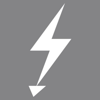 Elektrik Strike düz vektör piktogram