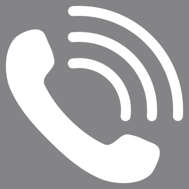 Telefon görüşmesi düz vektör piktogram