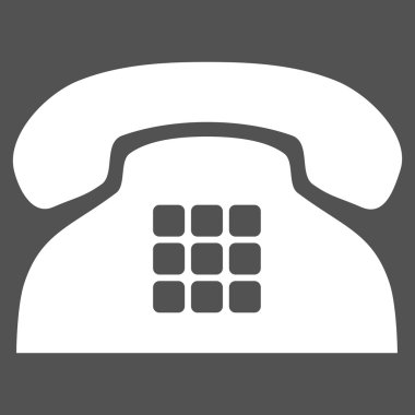 Sesi telefon düz vektör piktogram