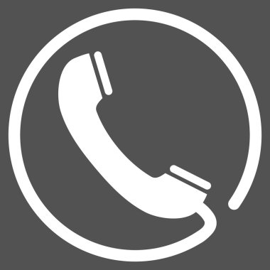 Telefon düz vektör piktogram