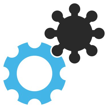 Sistem düz vektör piktogram