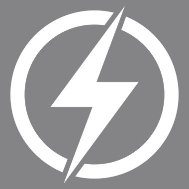 Elektrik düz vektör piktogram