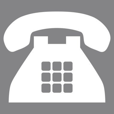 Sesi telefon düz vektör piktogram