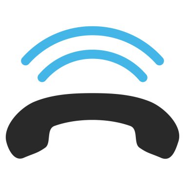 Telefon zil düz vektör piktogram