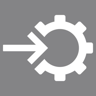 COG Tümleştirme düz vektör piktogram