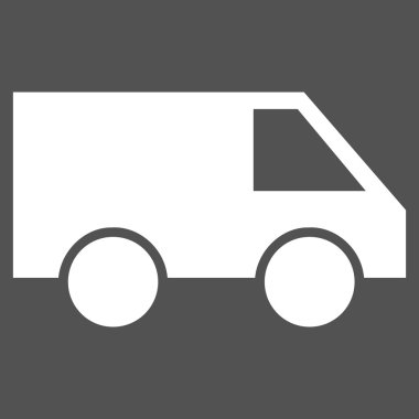 Van düz vektör piktogram