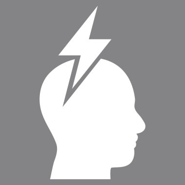 Stres düz vektör piktogram