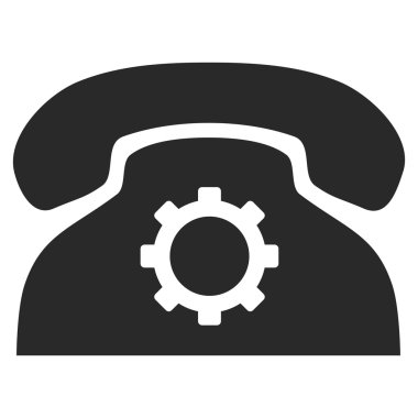 Telefon düz vektör piktogram ayarlama