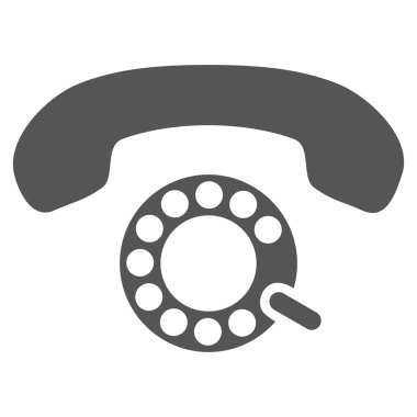 Darbeli aramayı düz vektör piktogram