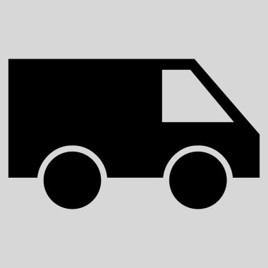 Van düz vektör piktogram