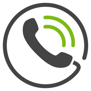 Telefon düz vektör piktogram