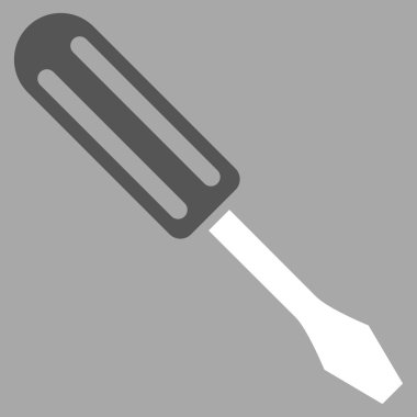 Tornavida düz vektör piktogram