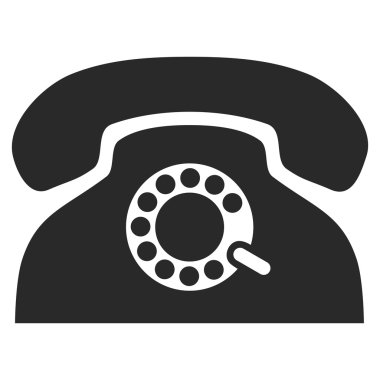 Nabız telefon düz vektör piktogram