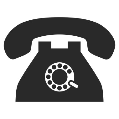 Nabız telefon düz vektör piktogram