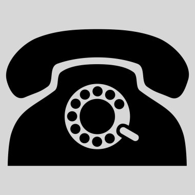 Nabız telefon düz vektör piktogram