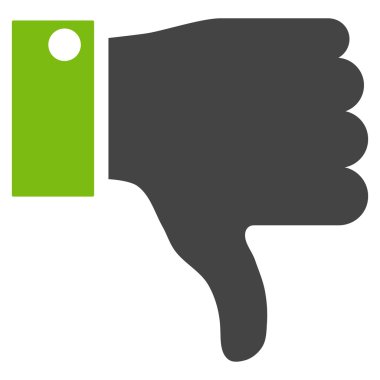 Başparmak düz vektör piktogram