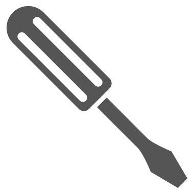 Tornavida düz vektör piktogram