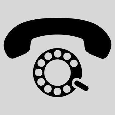 Darbeli aramayı düz vektör piktogram