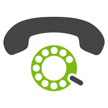 Darbeli aramayı düz vektör piktogram