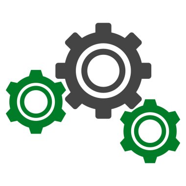 Endüstriyel düz vektör piktogram