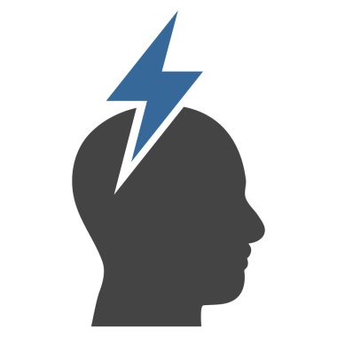 Stres düz vektör piktogram