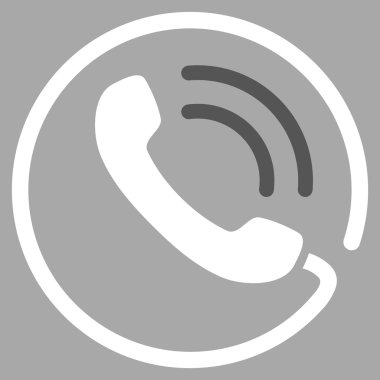 Telefon düz vektör piktogram