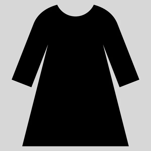 Lady Dress Flat Vector Pictogram — Stock Vector