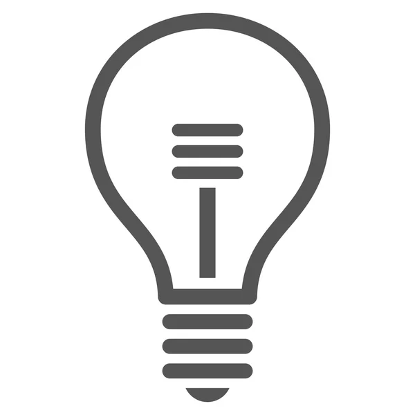 Lampenbirne flache Vektor-Piktogramm — Stockvektor