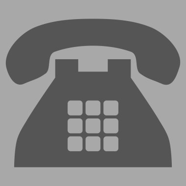 Sesi telefon düz vektör piktogram