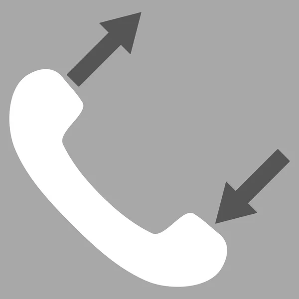 Piktogramm für flache Telefongespräche — Stockvektor