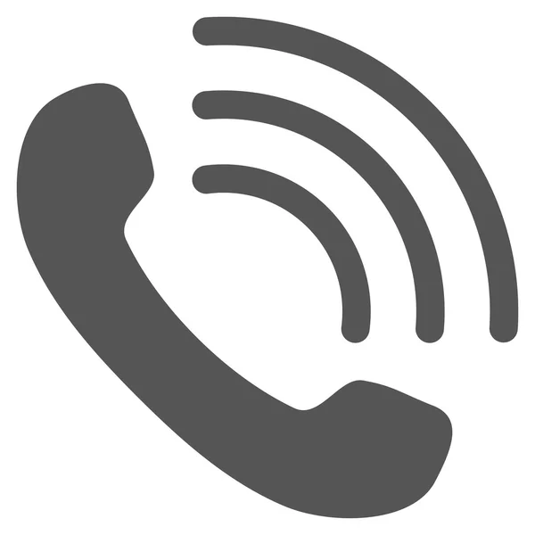 Telefoongesprek platte Vector Pictogram — Stockvector