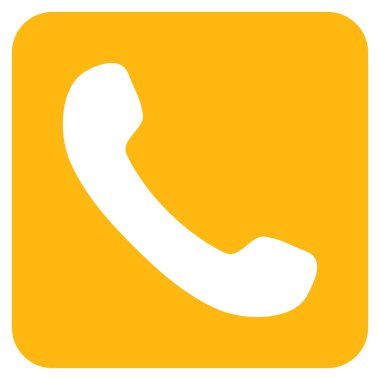 Telefon düz vektör piktogram