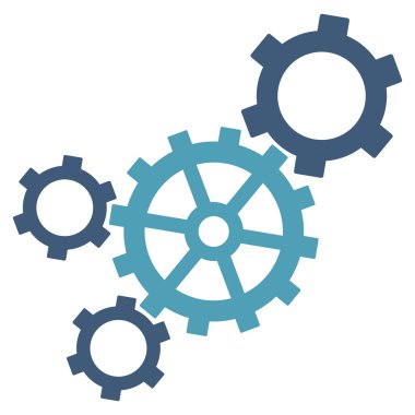 Mekanizması düz vektör piktogram