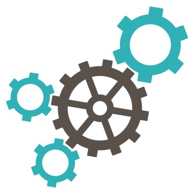 Mekanizması düz vektör piktogram