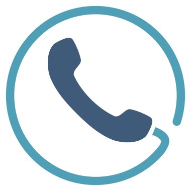 Telefon düz vektör piktogram