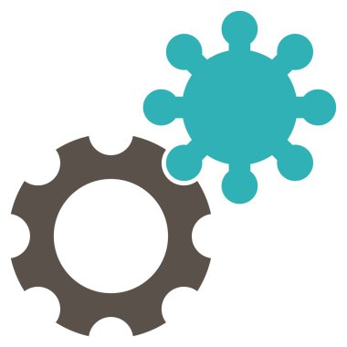 Config düz vektör piktogram