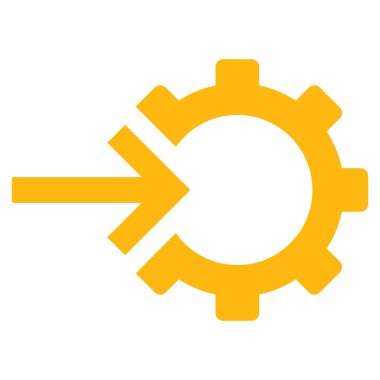 COG Tümleştirme düz vektör piktogram