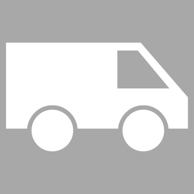 Van düz vektör piktogram