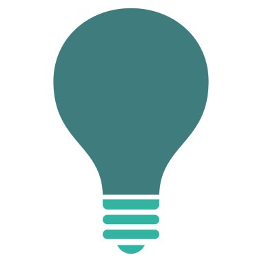 Ampul düz vektör piktogram